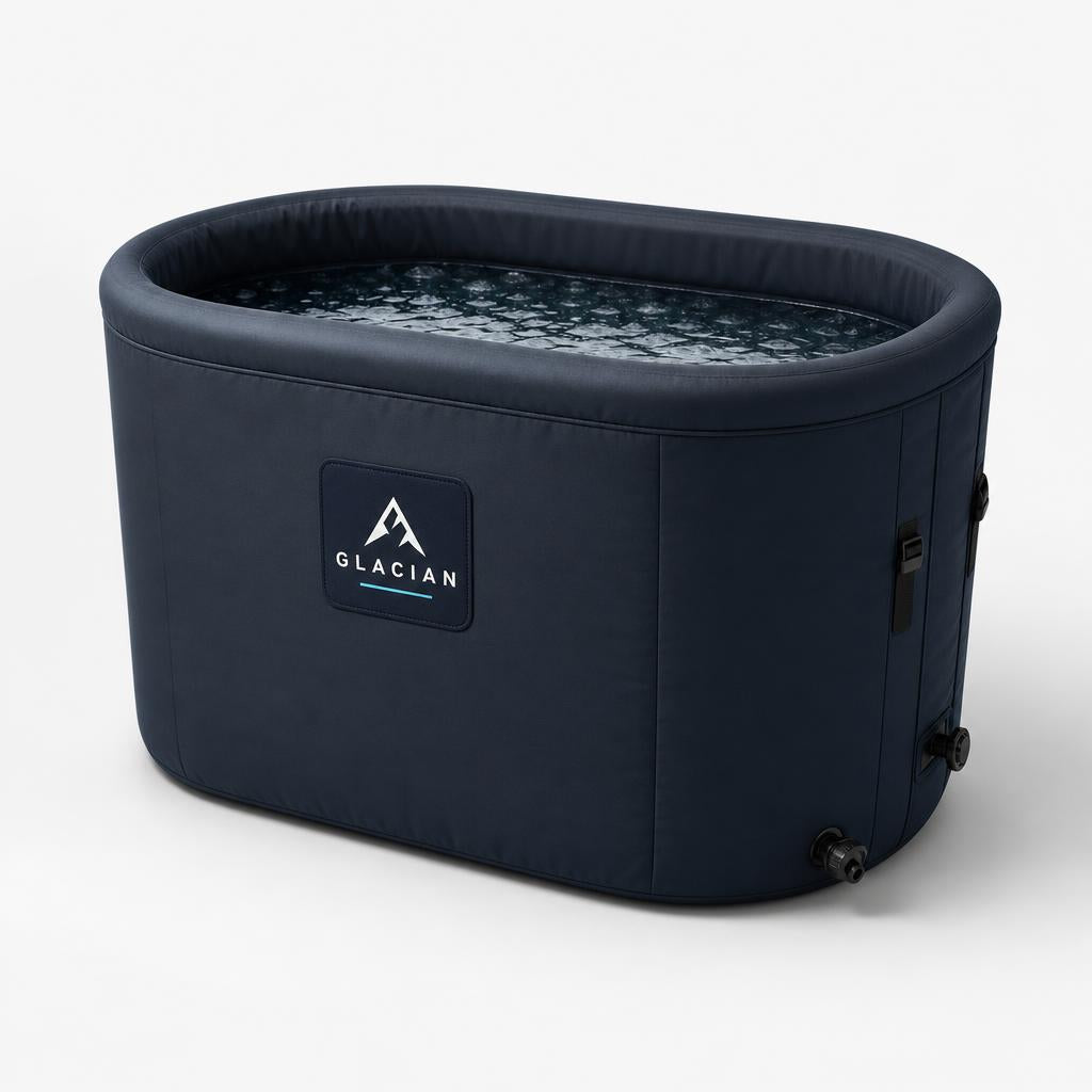 Glacian tub three-quarter view