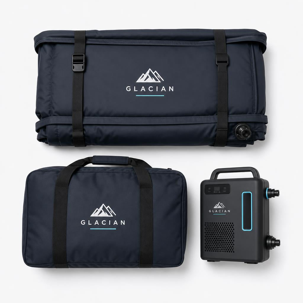 Glacian carry bag and pump